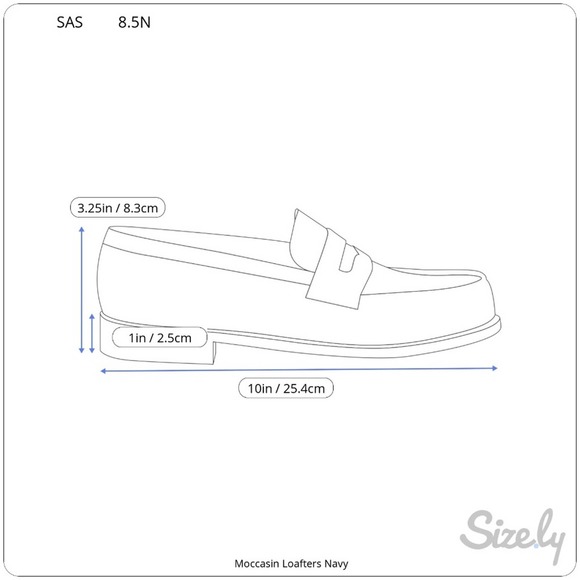 SAS Comfort Tassel Loafers Shoes Flats Moccasin Casual Slip On Navy 8.5 - Picture 8 of 8